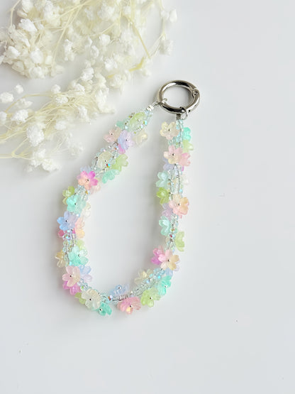 Lilac Blossom Flower Phone Charm  Flower Phone Charm Strap