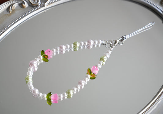 Colourful Tulip Flower Phone Charm
