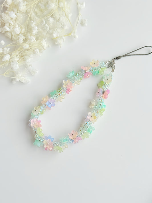 Lilac Blossom Flower Phone Charm  Flower Phone Charm Strap