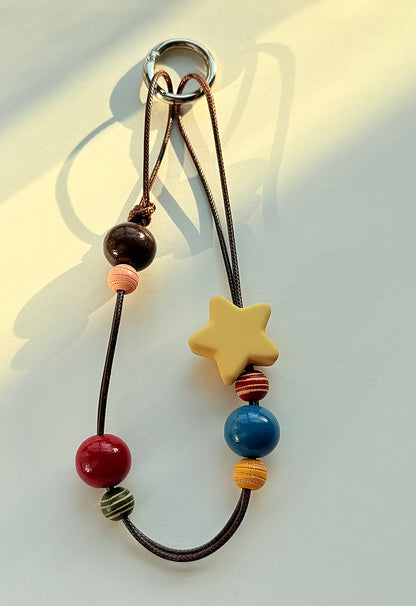 3D Star Phone Charm, Starry Skies Phone Strap, Planet Phone Strap, Kawaii Phone Chain