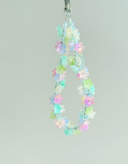 Lilac Blossom Flower Phone Charm  Flower Phone Charm Strap