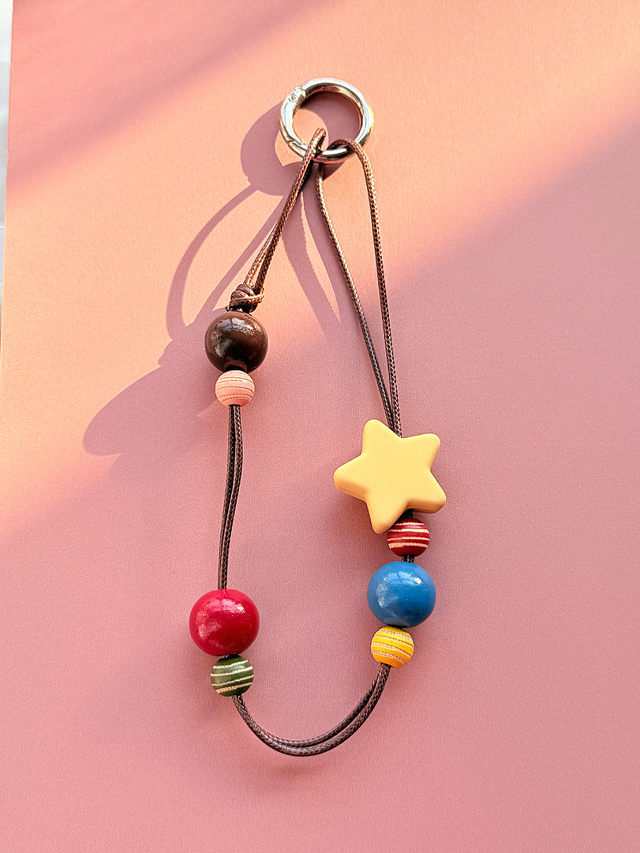 3D Star Phone Charm, Starry Skies Phone Strap, Planet Phone Strap, Kawaii Phone Chain