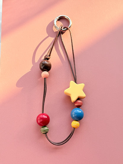 3D Star Phone Charm, Starry Skies Phone Strap, Planet Phone Strap, Kawaii Phone Chain