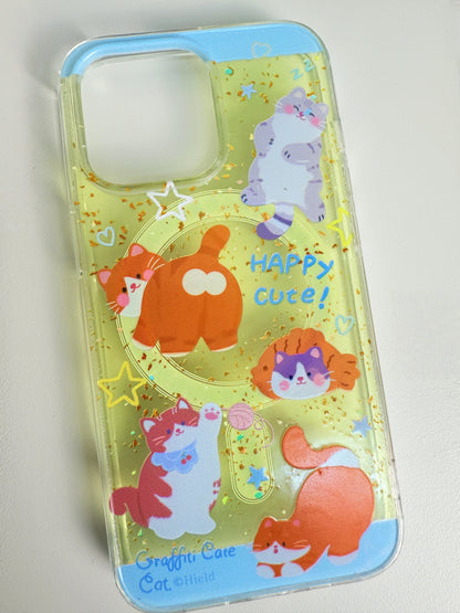 Cat Phone Case, Pop Case, Hand Grip Stabilizer, Phone Holder, Removable Phone Grip, MagSafe Grip