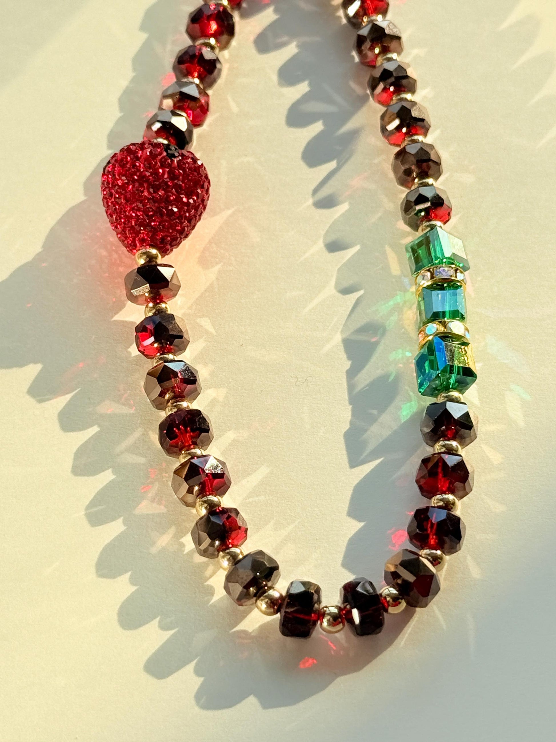 3D Strawberry Phone Charm, Cute Phone Charm, Beaded Phone Charm, Crystal Phone Strap, Phone Wrist Strap, Valentine's Day Gifts